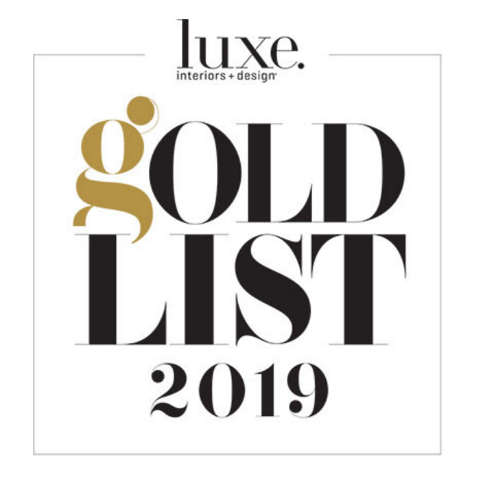 Luxe Interiors + Design Gold List 2014, 2015, 2016, 2017 & 2019