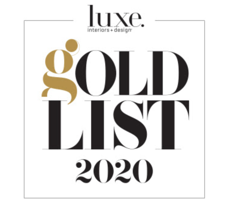 Luxe Interiors + Design Gold List 2014, 2015, 2016, 2017, 2019 & 2020